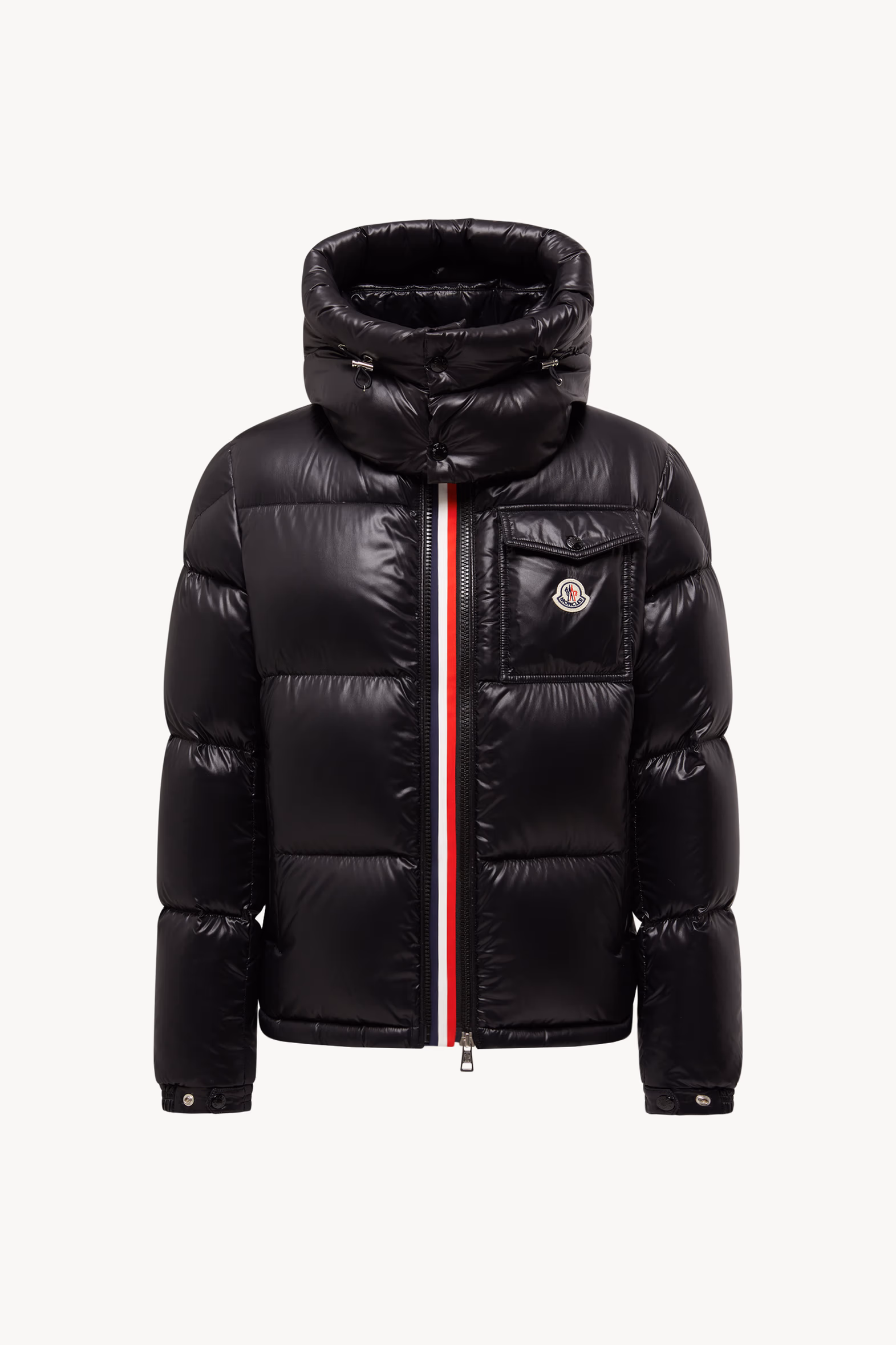Montbeliard Hooded Short Down Jacket Men Black Moncler 2